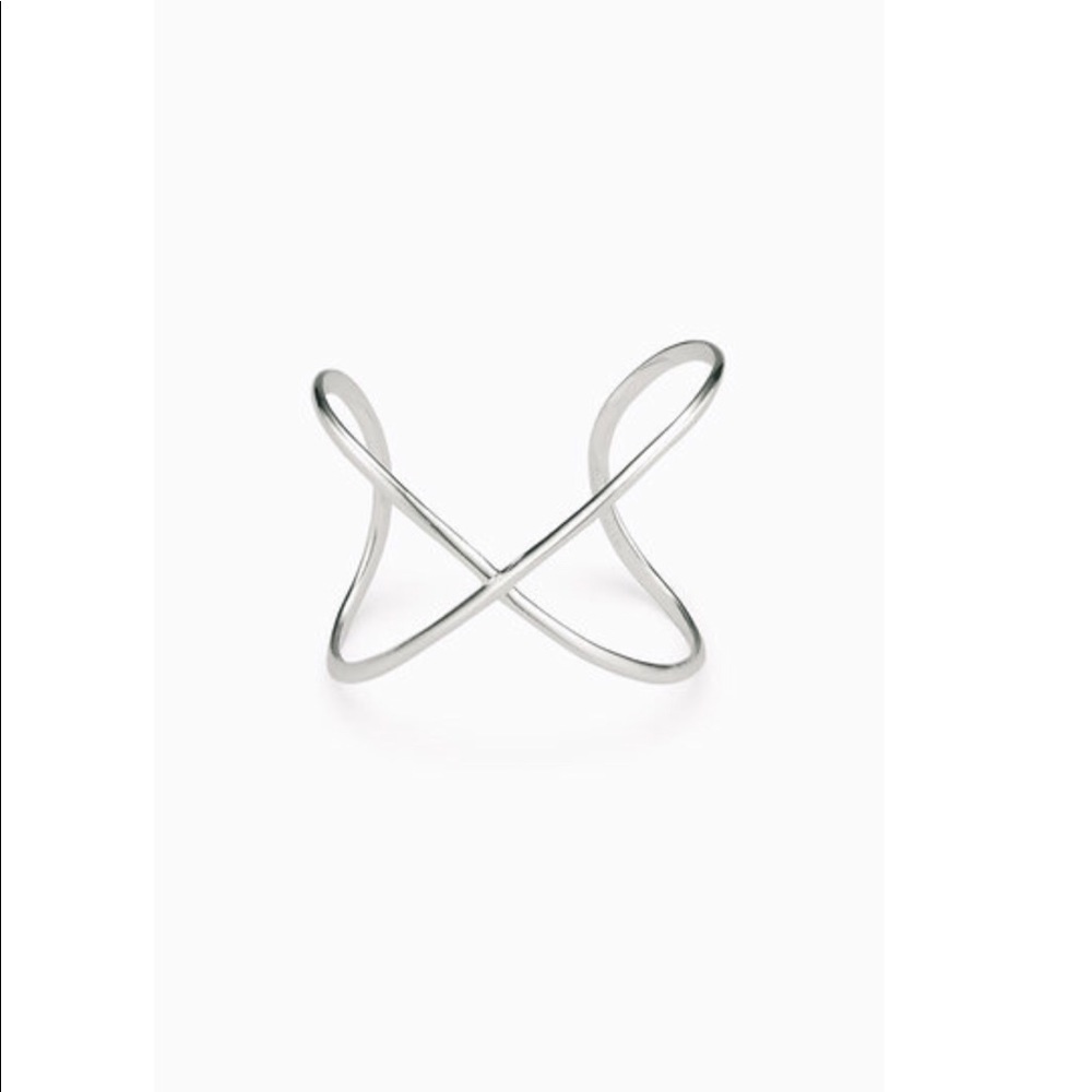 Sculpted X Cuff